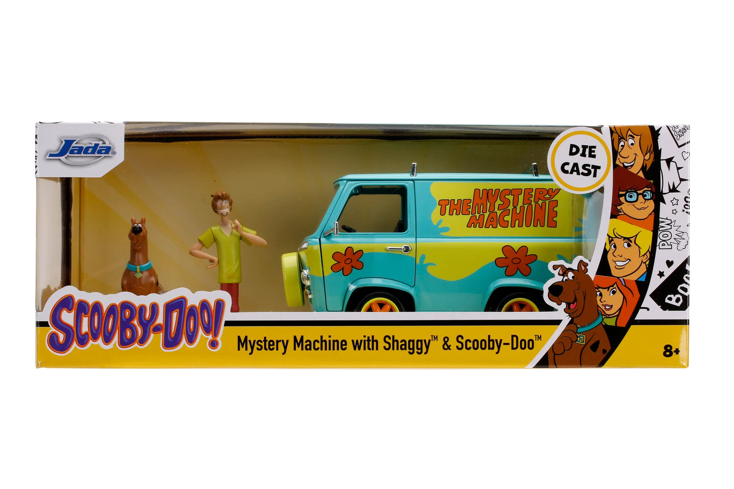 Mystery Machine Con Shaggy & Scooby 1:24