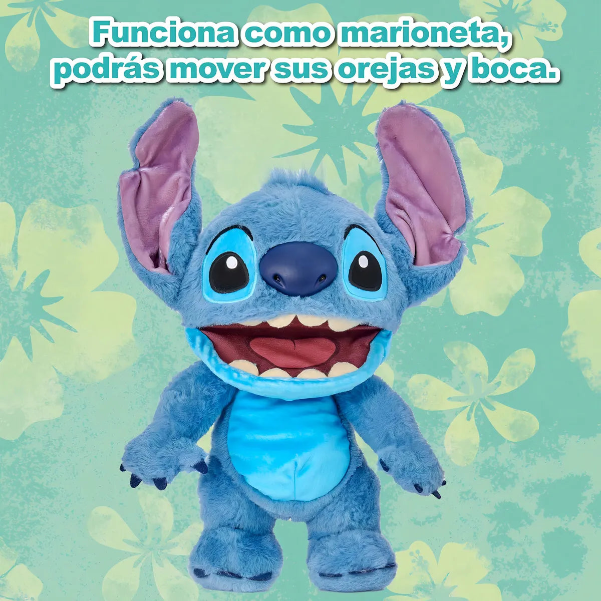 Peluche Stitch Interactivo Chatty Puppetronic
