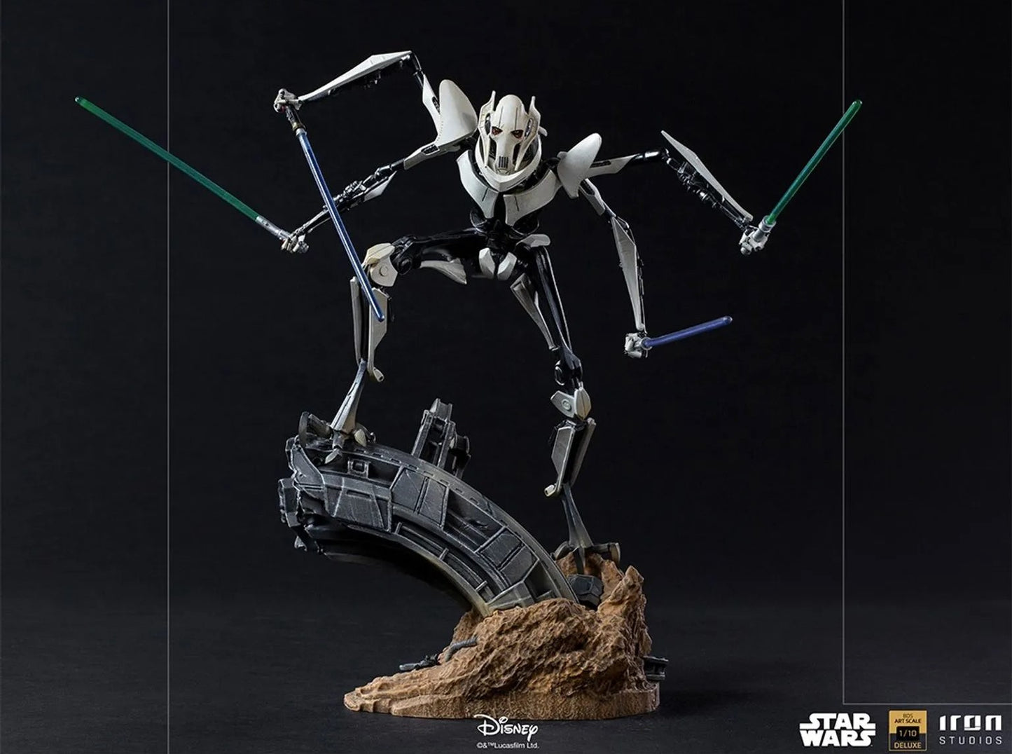 Estatua del General Grievous Deluxe - Star Wars - Arte a escala 1/10 - Iron Studios