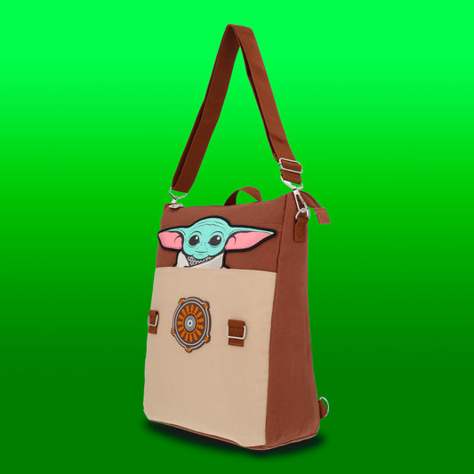 Bolso Mochila Convertible Grogu