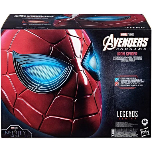 Casco Máscara Electrónica Iron Spider Avengers Hasbro