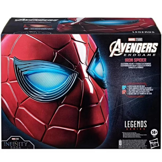 Casco Máscara Electrónica Iron Spider Avengers Hasbro