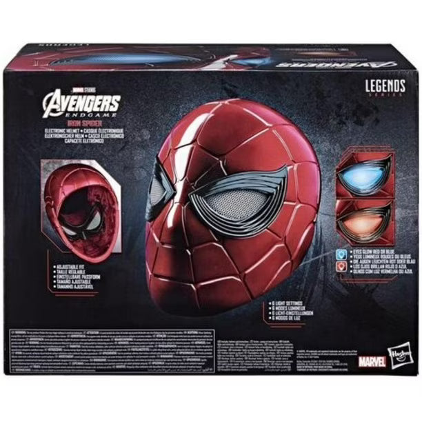 Casco Máscara Electrónica Iron Spider Avengers Hasbro