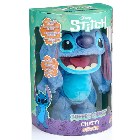 Peluche Stitch Interactivo Chatty Puppetronic