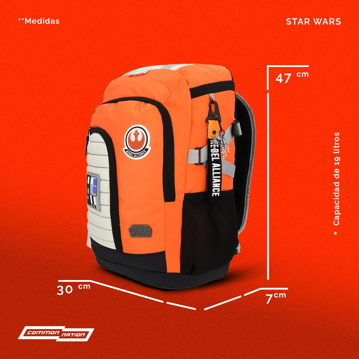 Mochila Star Wars Piloto Rebelde Edición Limitada