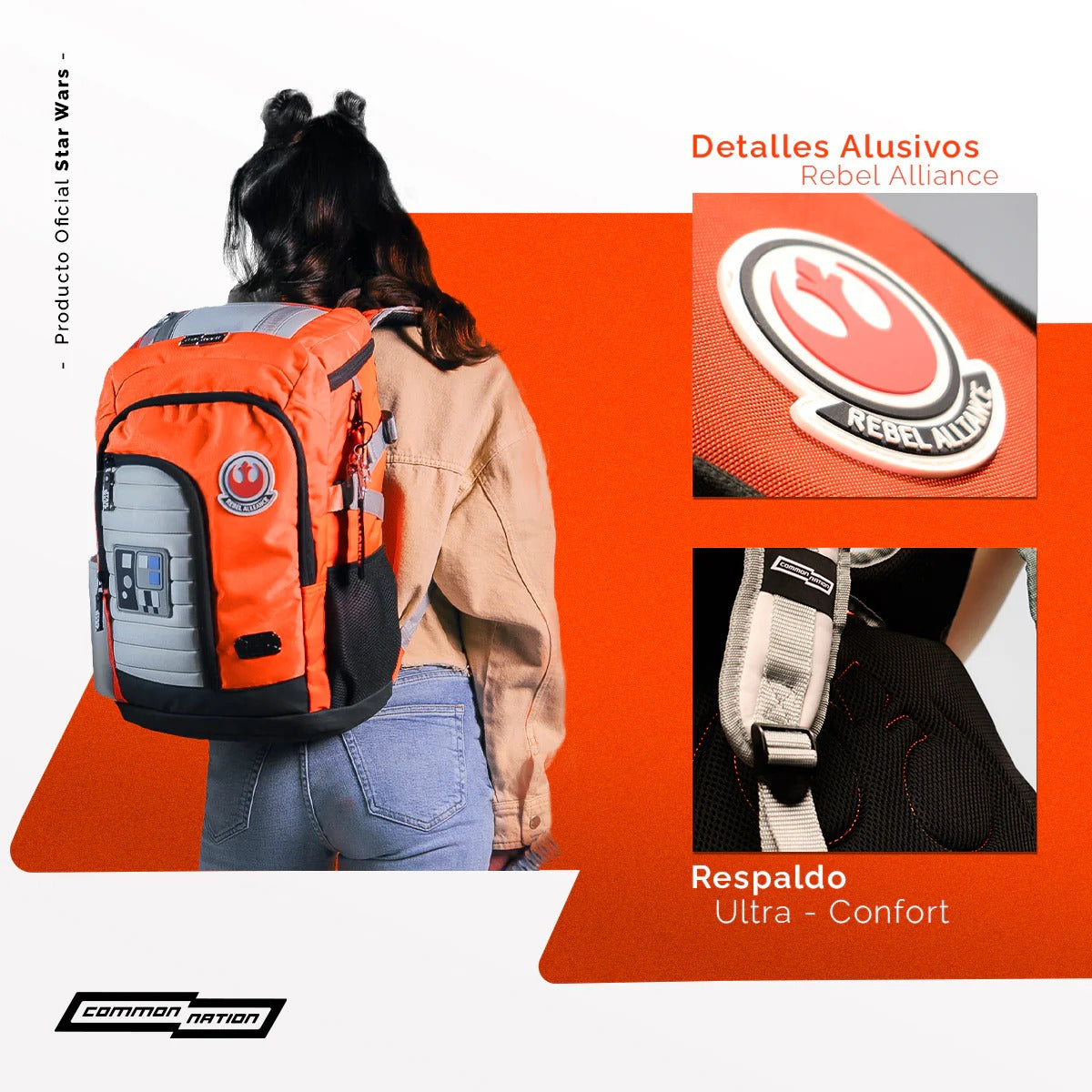 Mochila Star Wars Piloto Rebelde Edición Limitada