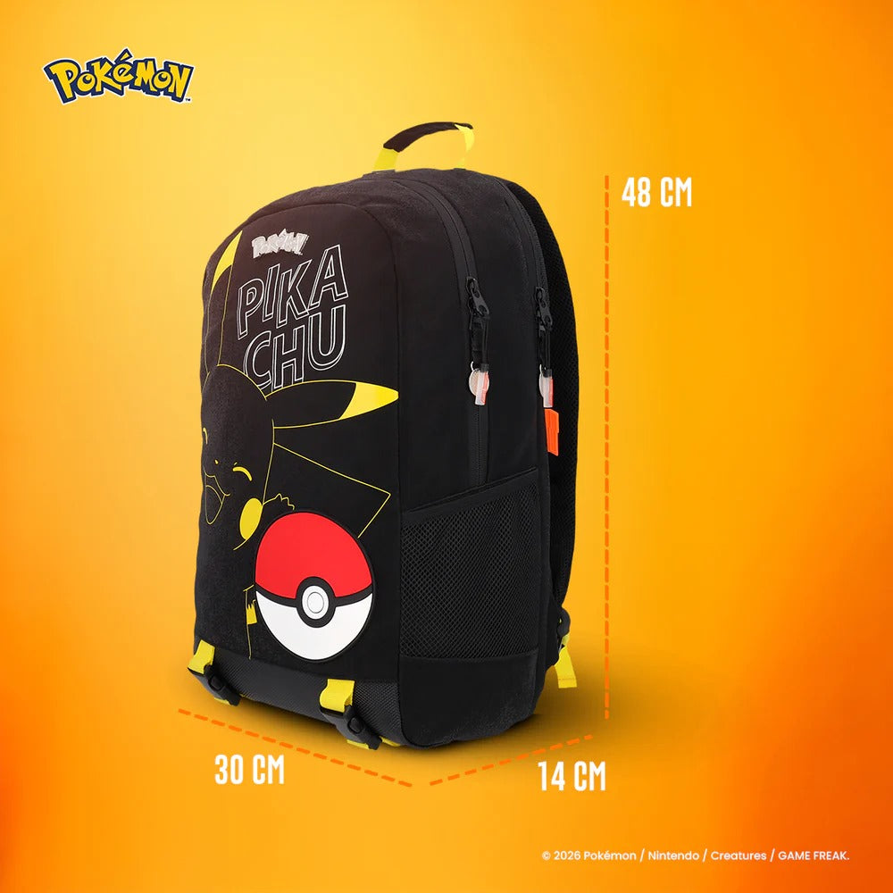 Mochila Negra de Pokémon Pikachu Edición Limitada
